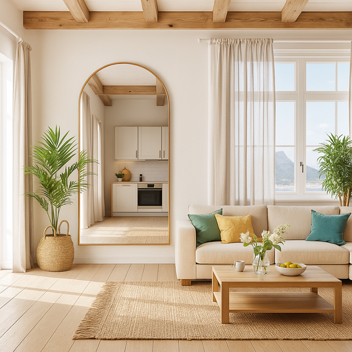 [MJ1A-19] Mirror Dome 1800X1000mm Antique Gold