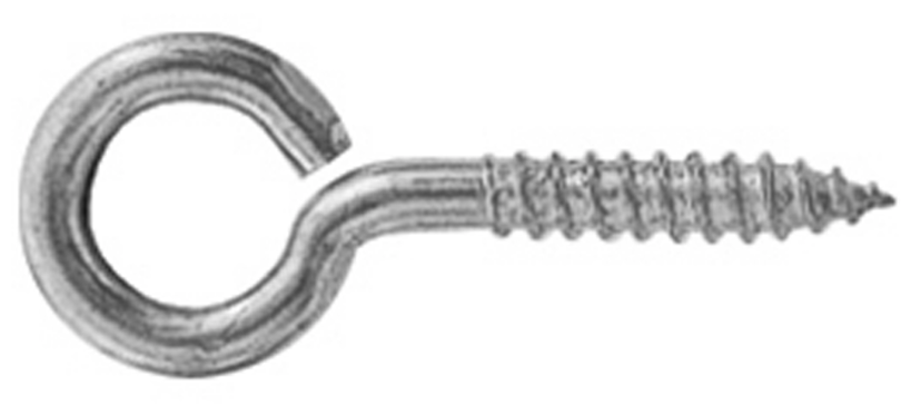 [AC403606] SCREW EYES 2X21MM 100 PACK SILVER