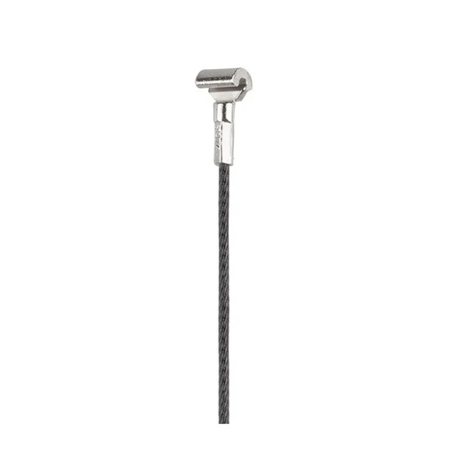 [AC403386] STAS Black Steel Cable With Cobra 200cm 2 Pack