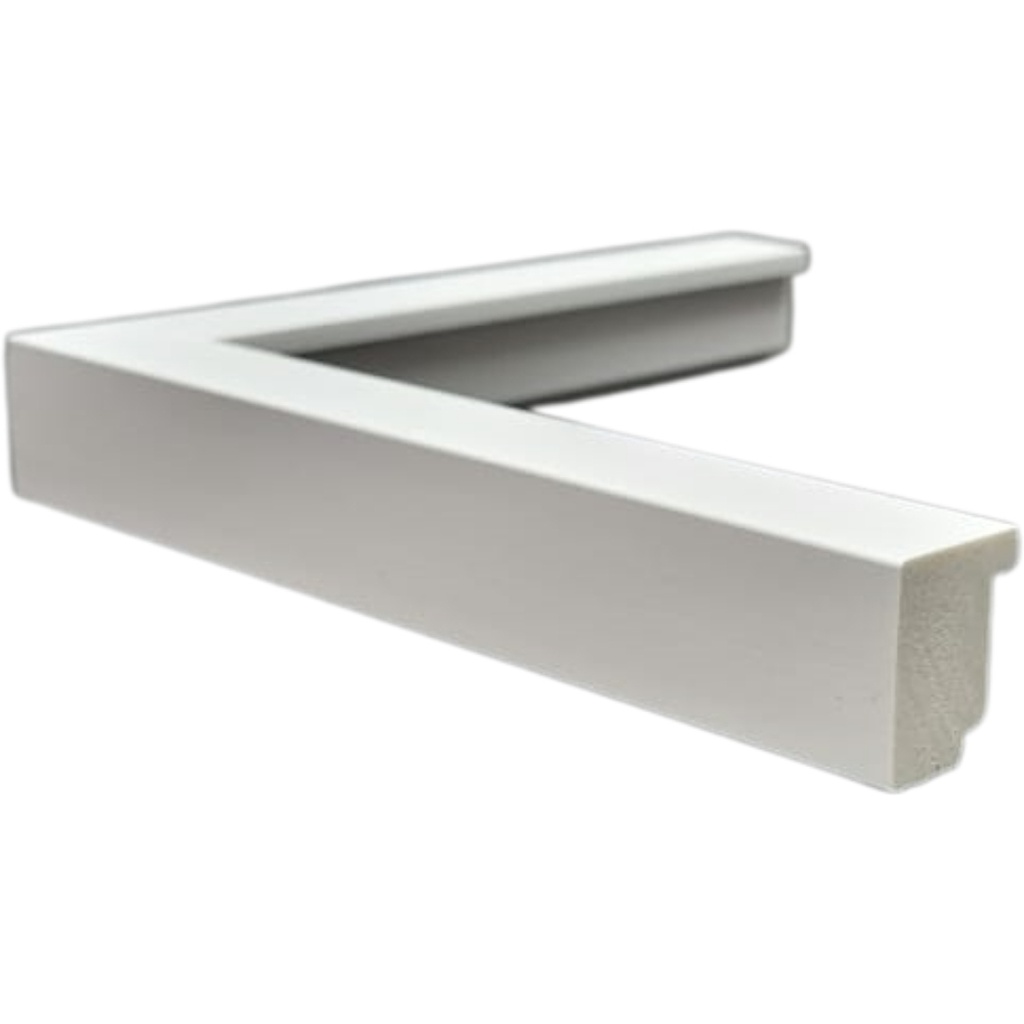 [1124NW] PS MOULDING W 25 X H 30 X L 2900MM WHITE
