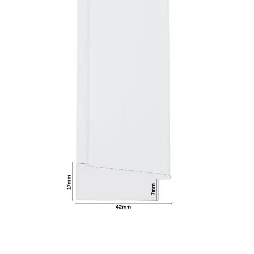 [1122-3NW] PS Moulding W 42 X H 17 X L 2900mm White