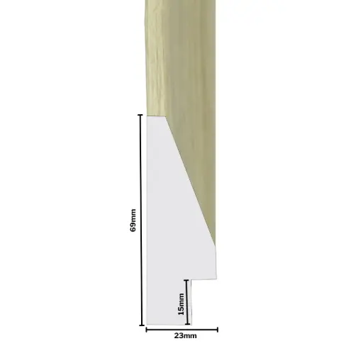 [1174-3S] PS Moulding W 25 X H 70 X L 2900mm Spruce