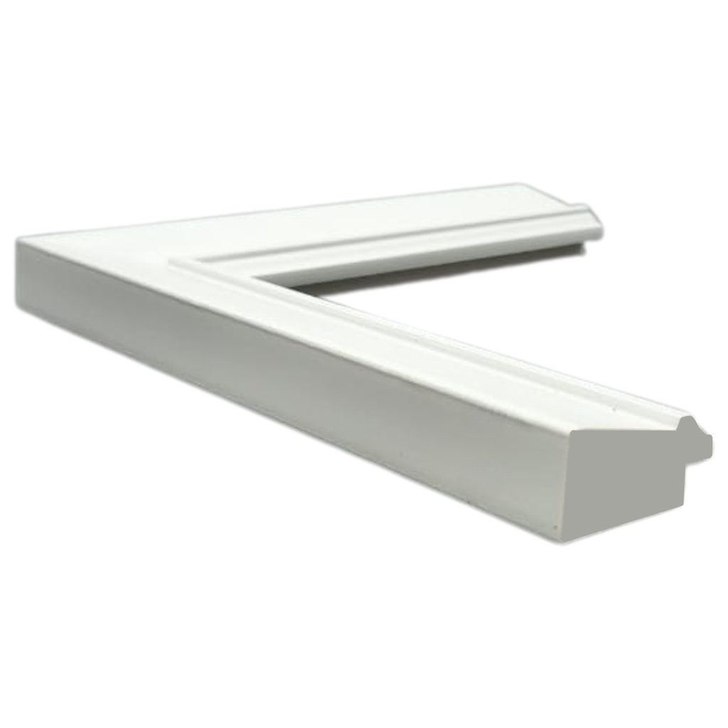 [1109NW] PS MOULDING W 41 X H 20 X L 2900MM WHITE
