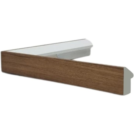 [1161-3KAW] PS Moulding W 20 X H 30 X L 2900mm Kiaat With White Face