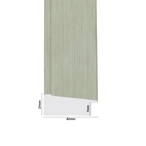 [1122-3C] PS Moulding W 42 X H 17 X L 2900mm White Wash