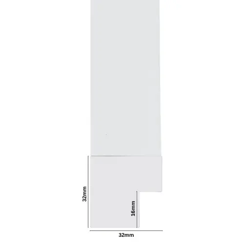 [1153AW] PS Moulding W 30 X H 22 X L 2900mm White