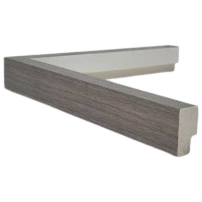 [1159-3TNW] PS MOULDING W 16 X H 28 X L 2900MM GREY & WHITE