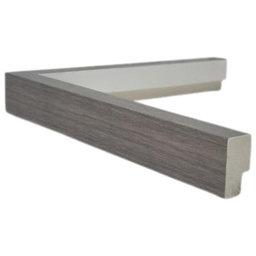 [1159-3TNW] PS Moulding W 16 X H 28 X L 2900mm Grey & White