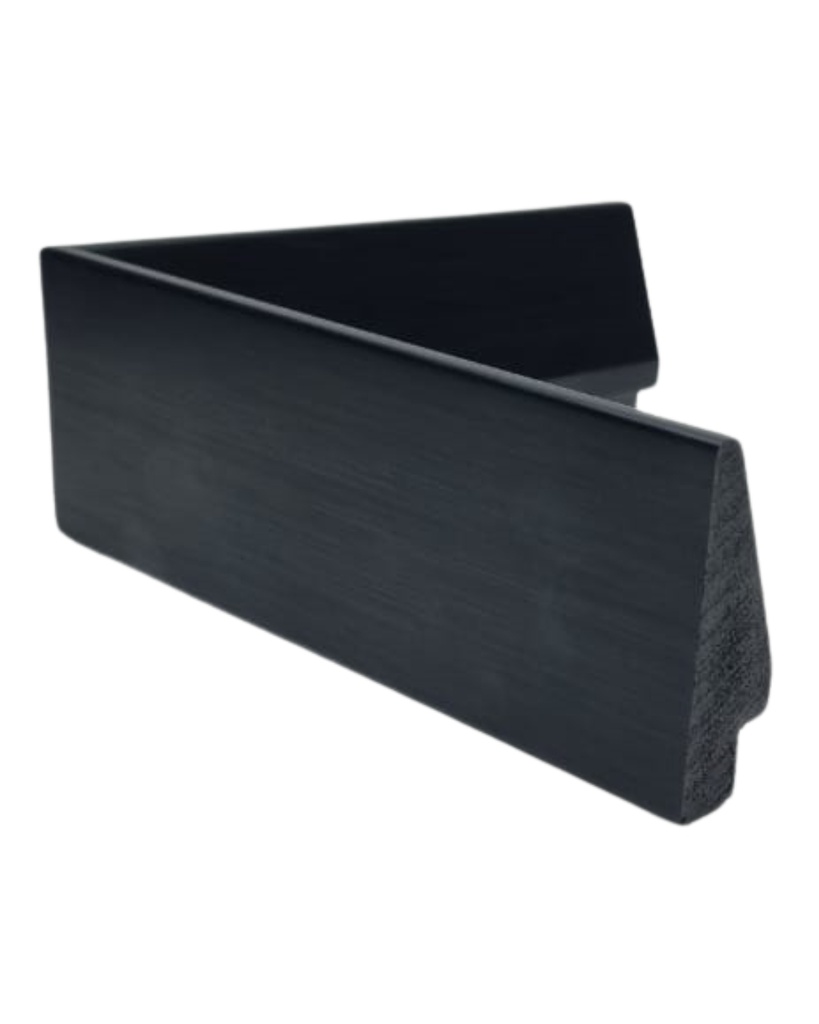 [1174B] PS MOULDING W 25 X H 70 X L 2900MM BLACK BRUSHED