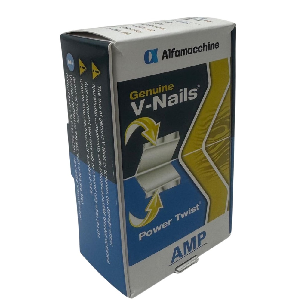 [AC406] V-NAILS ALFA 15MM MEDIUM WOOD 2000 PER BOX (MINIGRAF/U SERIES/A1 MACHINES)