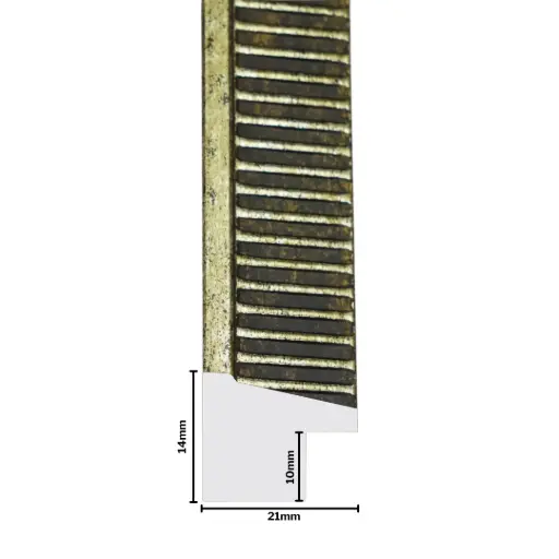 [1018H] PS Moulding W 25 X H 19 X 2900mm Antique Silver