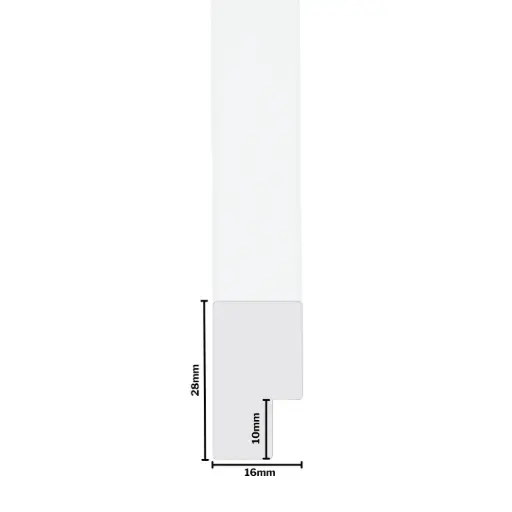 [1159-3NW] PS Moulding W 16 X H 28 X L 2900mm White
