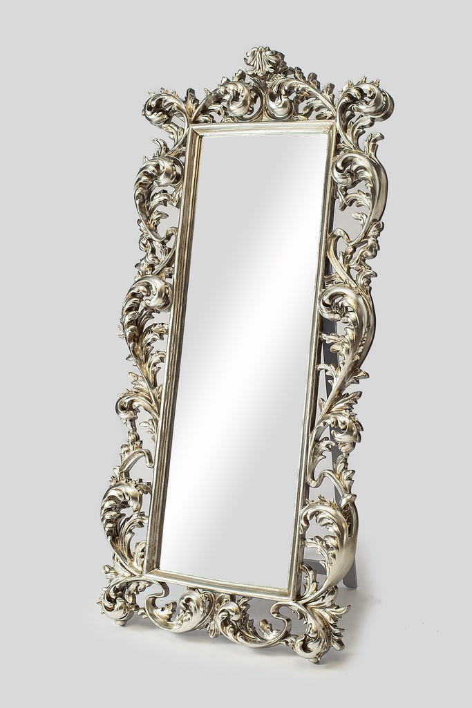 [HX2008] MIRROR ORNATE STANDING 870X1910MM CHAMPAGNE