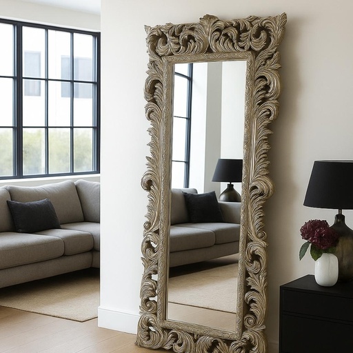 [HX2010] Mirror Ornate 1260X2210mm Champagne