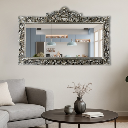 [HX4607] Mirror Ornate 950X1500mm Champagne