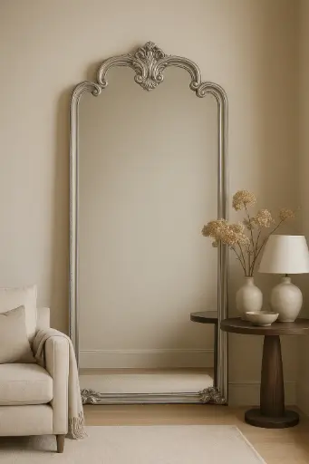 [HX8580] Mirror Ornate 990X2000mm Champagne
