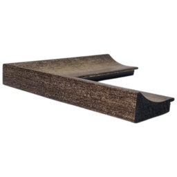 [1114-3S] PS Moulding W 63 X H 27 X L 2900mm German Silver