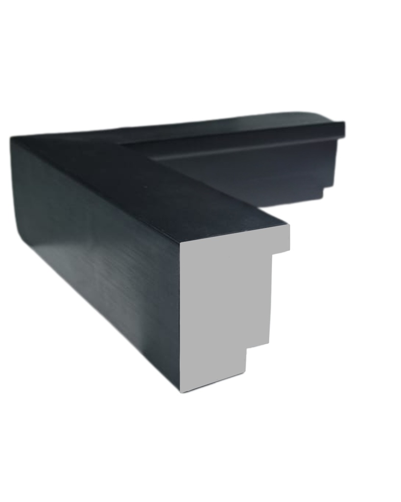[Q955-3B] Q-Moulding W 42 X H 55 X L 2900mm Black