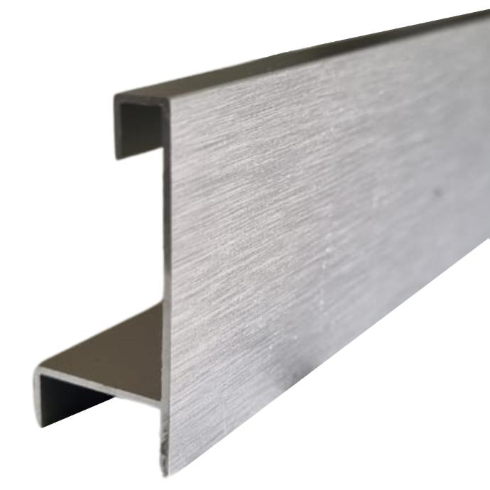 [126S] ALUMINIUM MOULDING W 16 X H 32 X L 2900MM SILVER