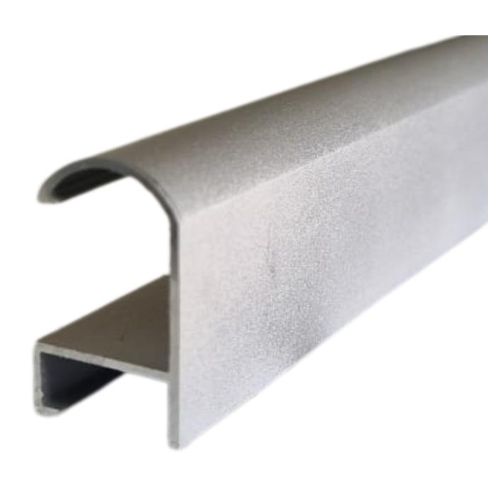 [121S] ALUMINIUM MOULDING W 16 X H 25 X L 2900MM SILVER