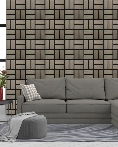 [5212C] Wall Panel 765X380mm Acoustic Chestnut