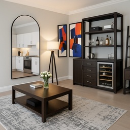 [MJ1B-19] Mirror Dome 1800X1000mm Black