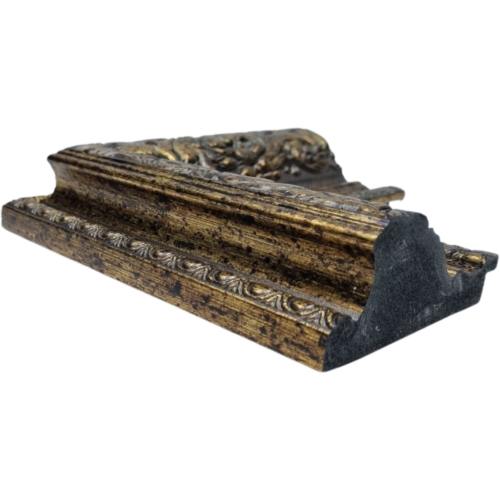 [890C] PS MOULDING W 108 X H 46 X L 2900MM ANTIQUE GOLD