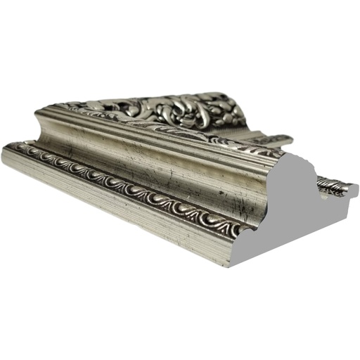 [890F] PS Moulding W 108 X H 46 X L 2900mm Silver