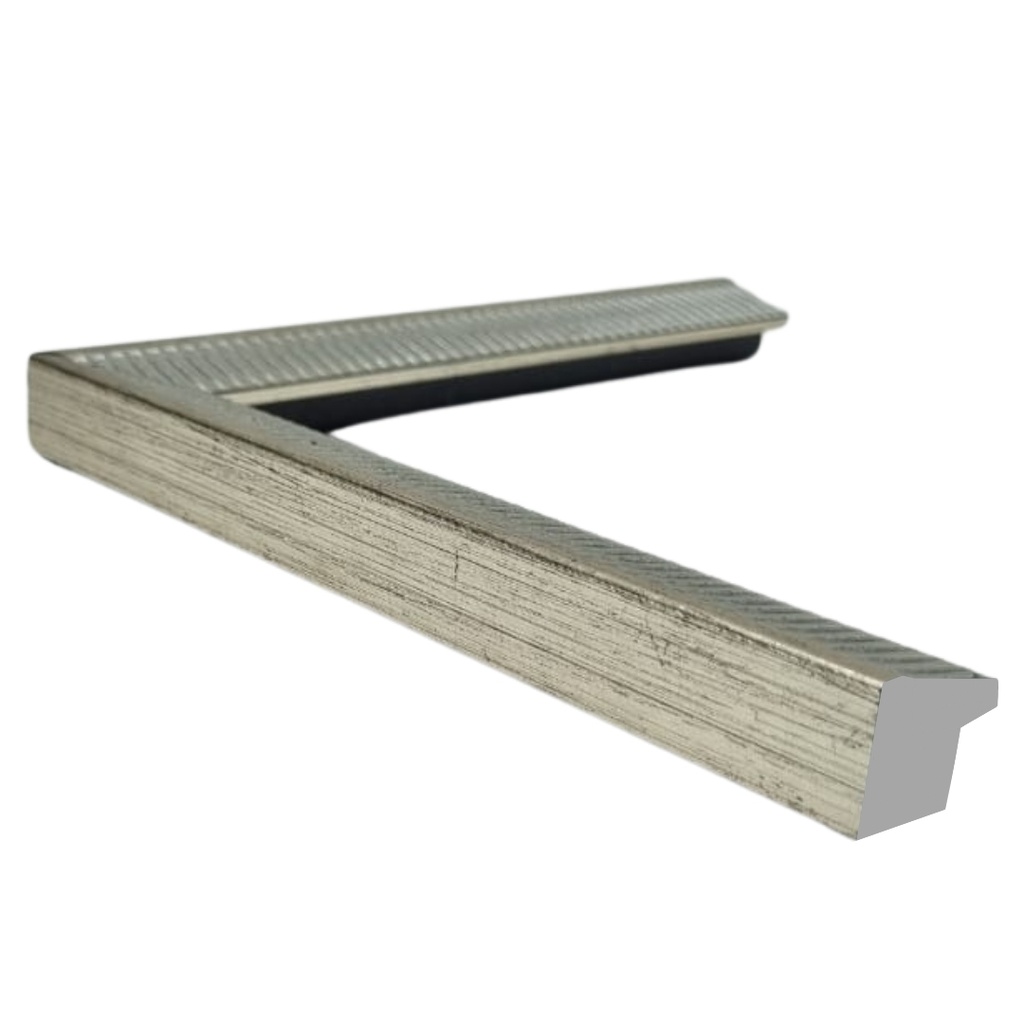 [1018G] PS Moulding W 24 X H 20 X L 2900mm Bright Silver
