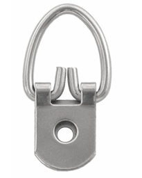 [AC403257] Hanger 1 Hole Strap Ams 22X43mm 100 Pack Silver