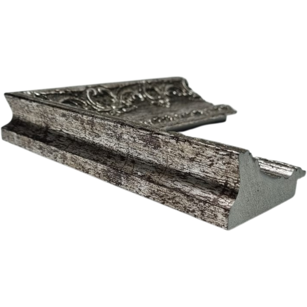 [749G] PS MOULDING W 76 X H 36 X L 2900MM ANTIQUE SILVER