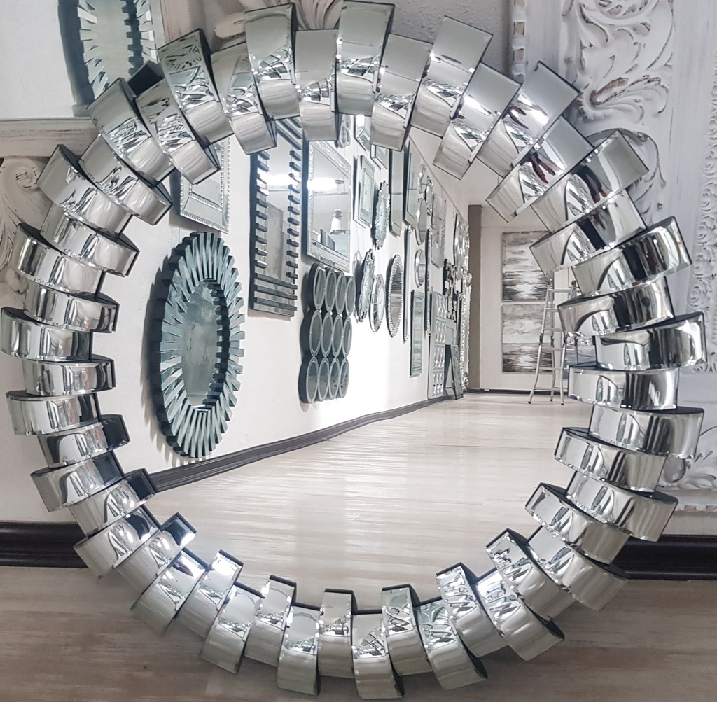 [MC039] MIRROR ROUND 1000MM SILVER