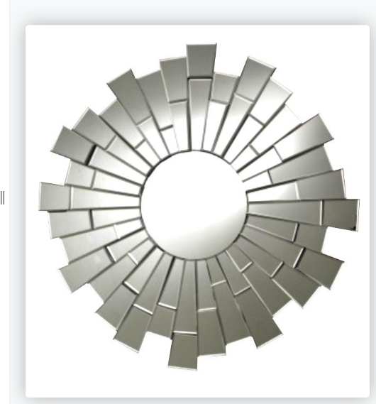 [MC031] MIRROR ROUND SUN 1010MM