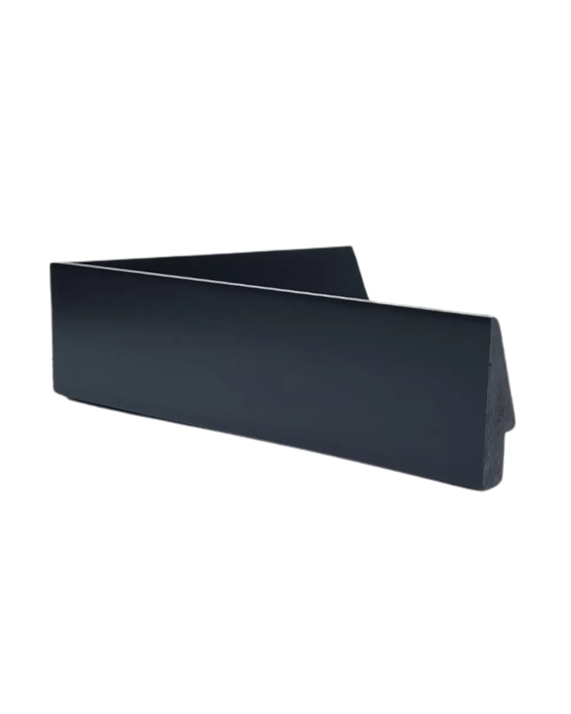 [1168D] PS MOULDING W 18 X H 53 X L 2900MM BLACK & SILVER TOP