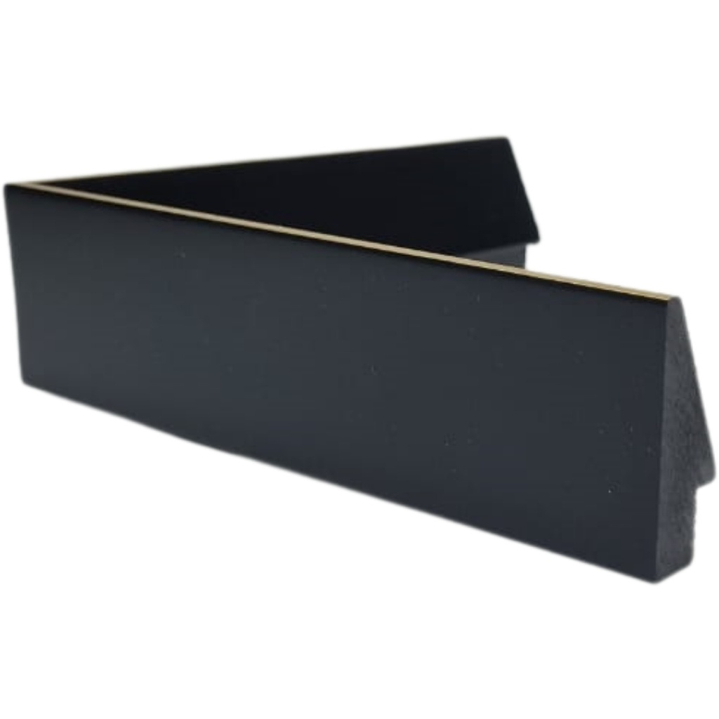 [1168C] PS MOULDING W 18 X H 53 X L 2900MM BLACK & GOLD TOP