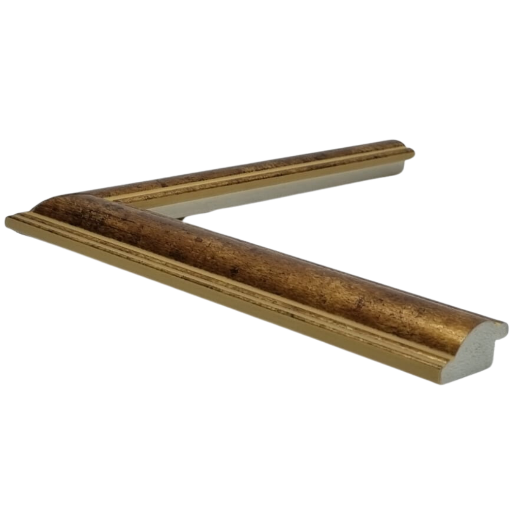 [Q900C] Q-MOULDING W 30 X H 15 X L 2900MM ANTIQUE GOLD