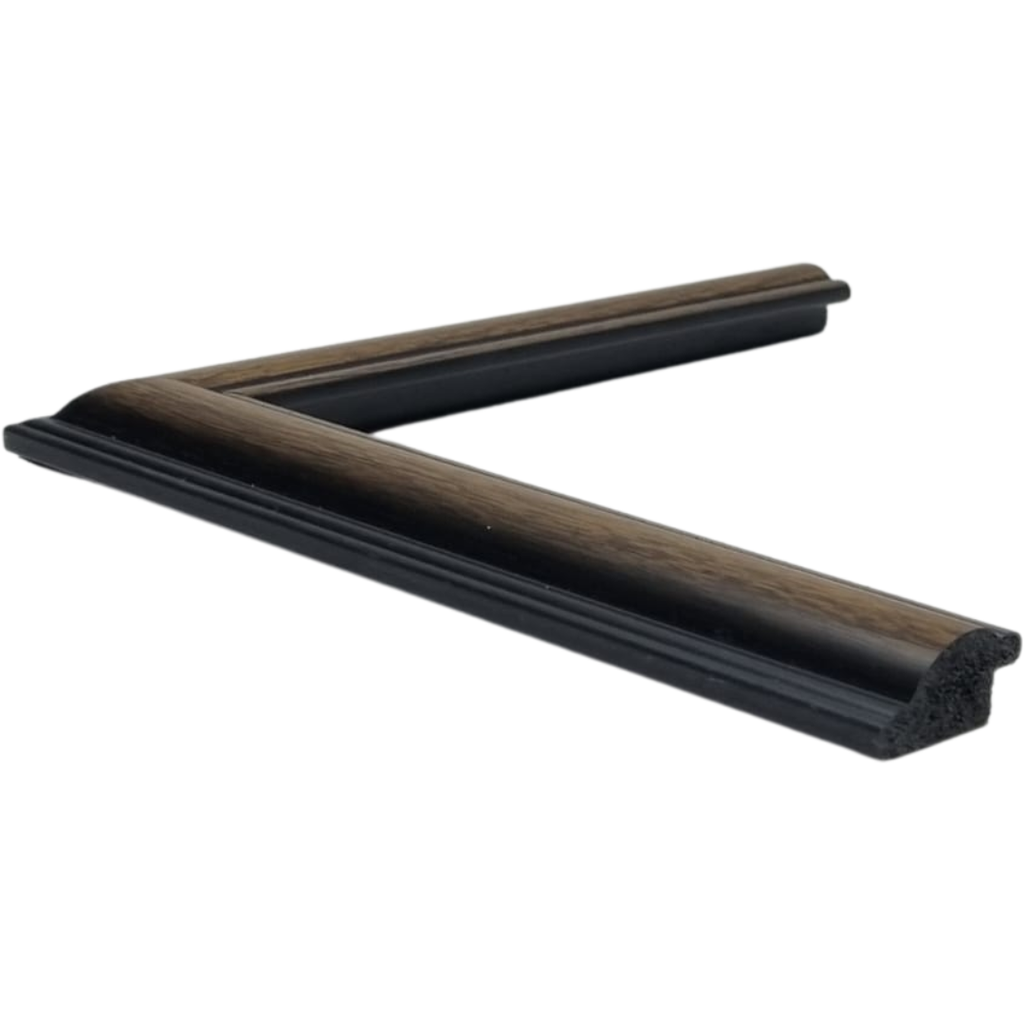 [Q900A] Q-MOULDING W 30 X H 15 X L 2900MM DARK WOODSTAIN