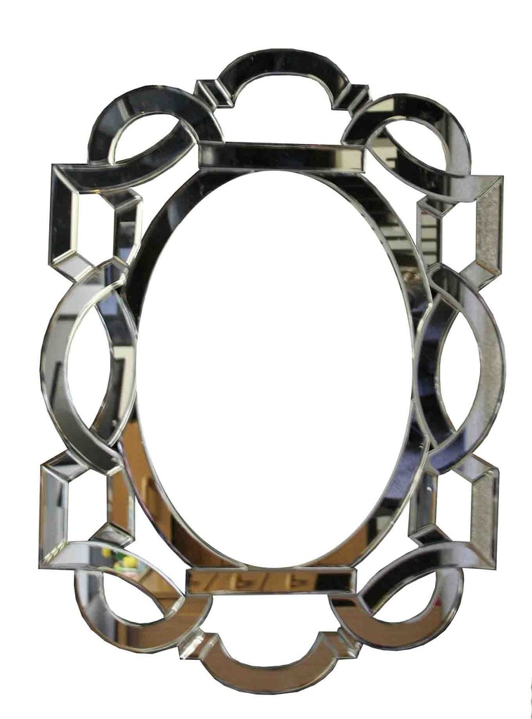 [MC028] MIRROR OVAL 600X440MM