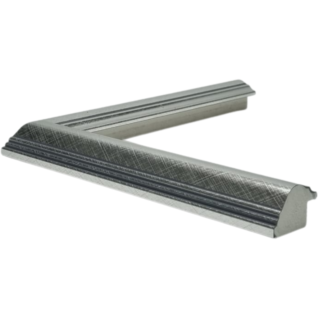 [Q904D] Q-MOULDING W 30 X H 21 X L 2900MM BRIGHT SILVER