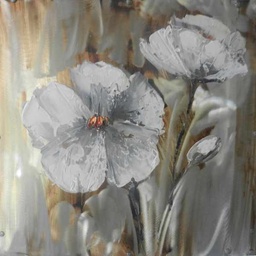 [HA074] Oil On Canvas Flowers 600X600mm