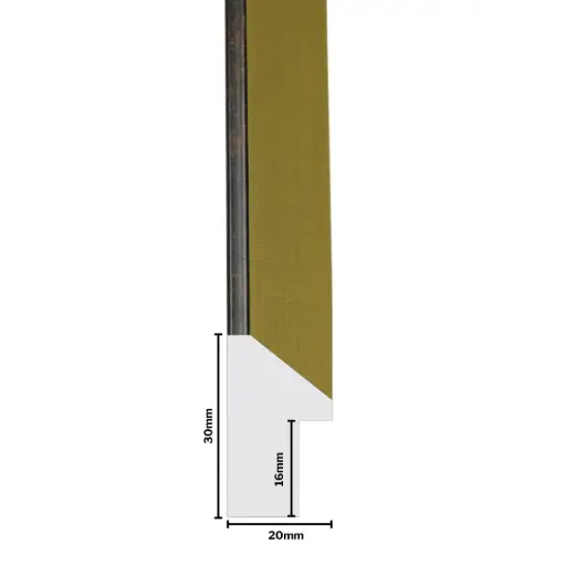 [1161A] PS Moulding W 20 X H 30 X L 2900mm Gold