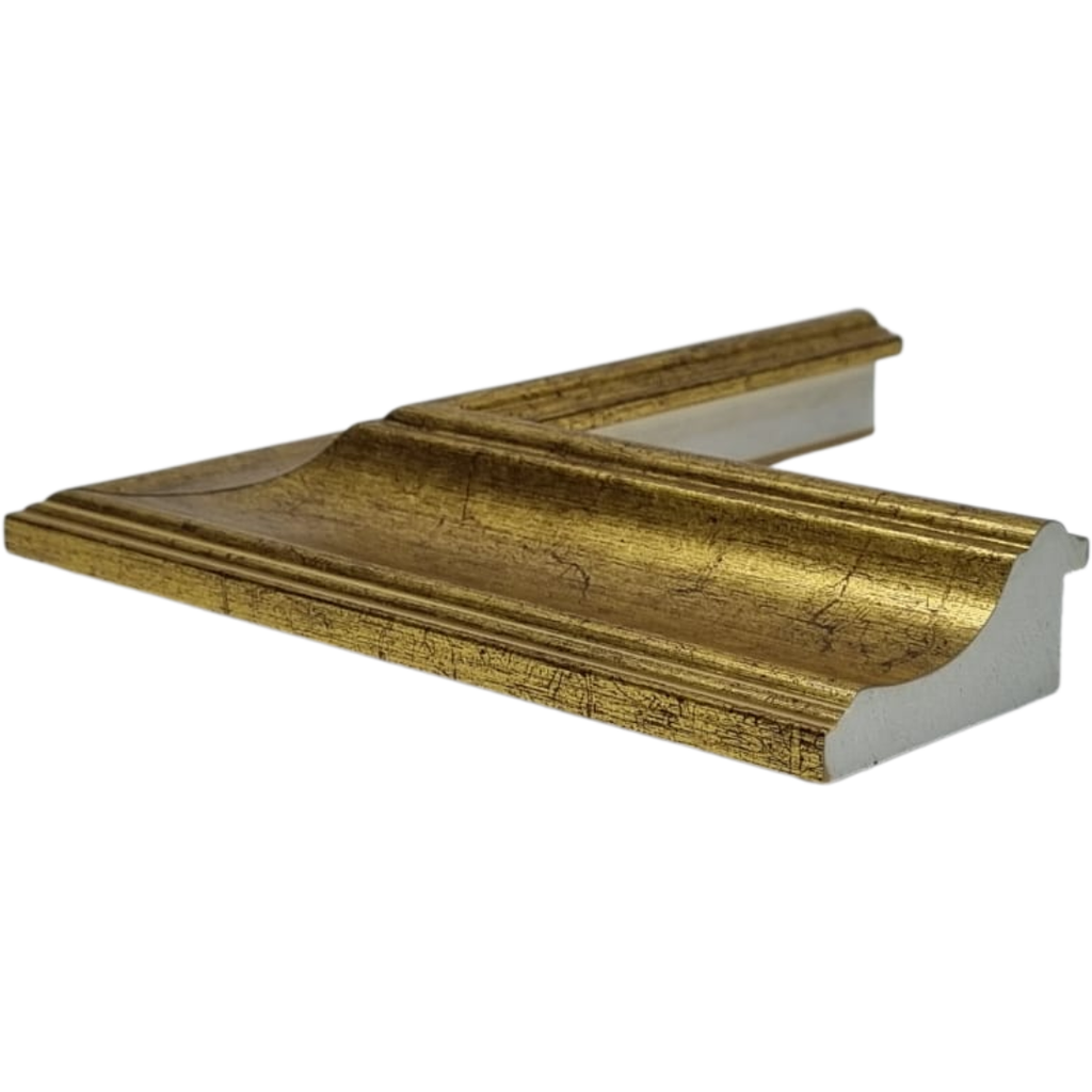 [Q902A] Q-MOULDING W 69 X H 30 X L 2900MM GOLD