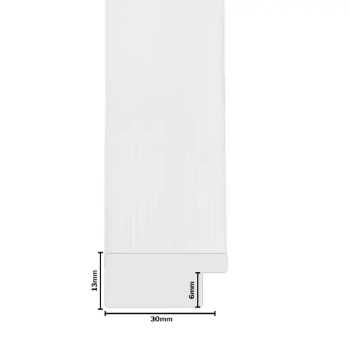 [1042G] PS Moulding W 30 X H 13 X L 2900mm White