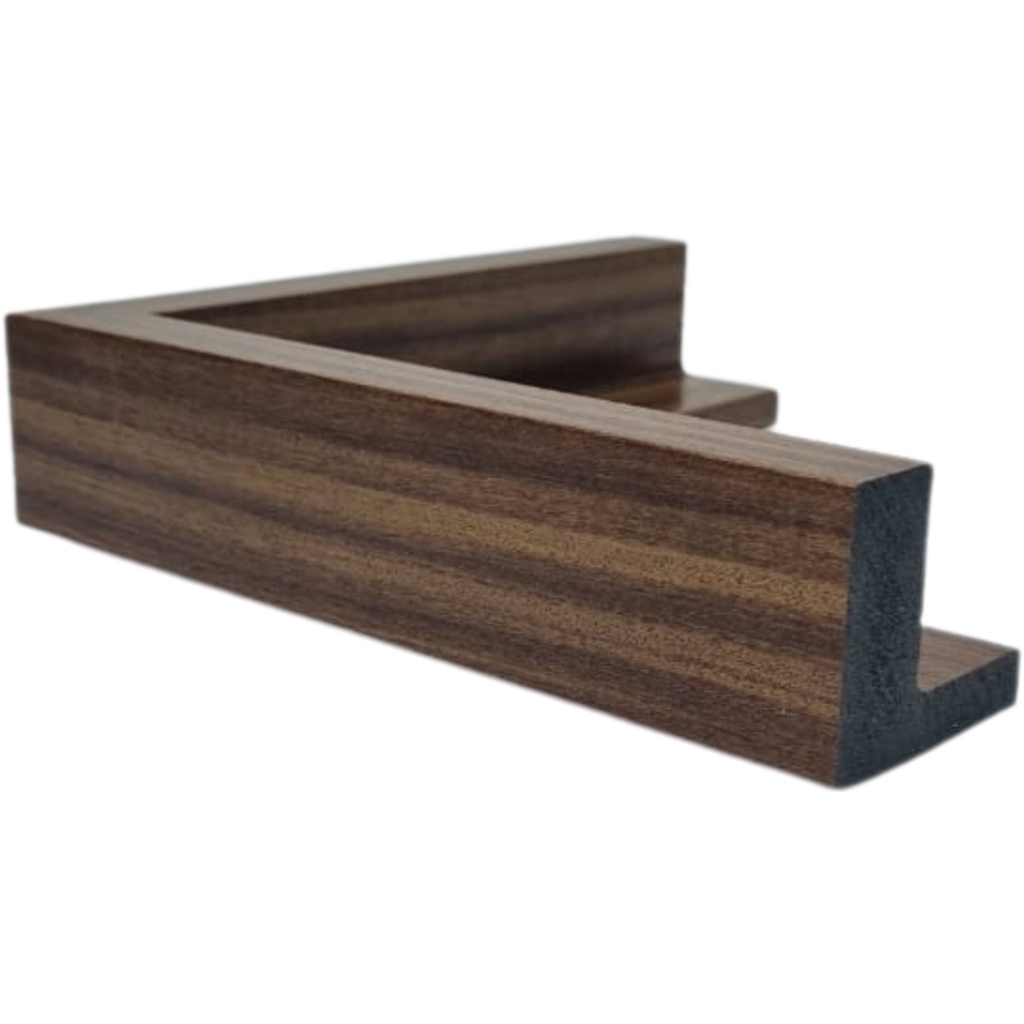 [1139J] PS MOULDING W 52 X H 45 X L 2900MM NATURAL KIAAT (CANVAS FLOATER 33MM) DUAL FACE 10/20MM