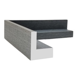 [1139L] PS Moulding W 52 X H 45 X L 2900mm Light Grey (Canvas Floater 33mm) Dual Face 10/20mm