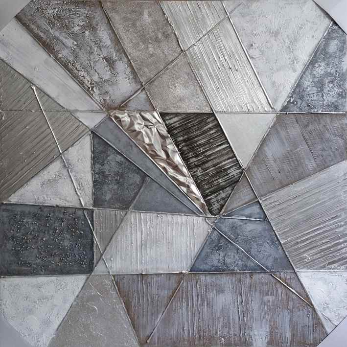 [DY032] Oil On Canvas Abstract 1000X1000mm