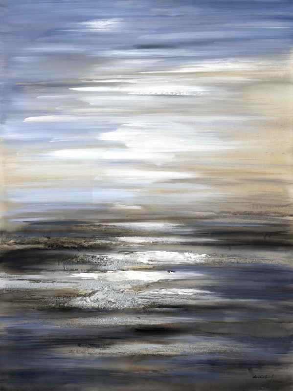 [DY013] OIL ON CANVAS ABSTRACT 1200X900MM