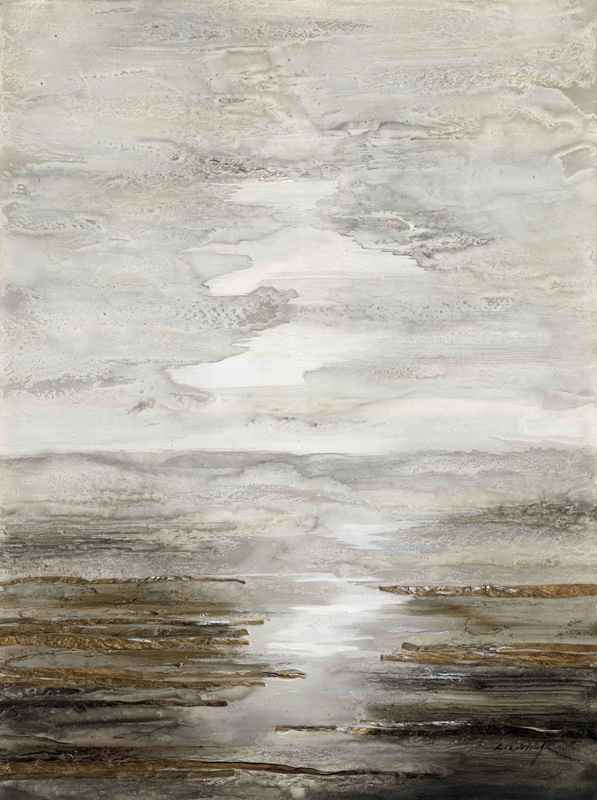 [DY016] OIL ON CANVAS ABSTRACT 1200X900MM