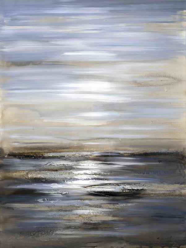 [DY014] OIL ON CANVAS ABSTRACT 1200X900MM