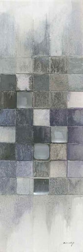 [DY009] Oil on Canvas - Abstract Squares (1500x500)